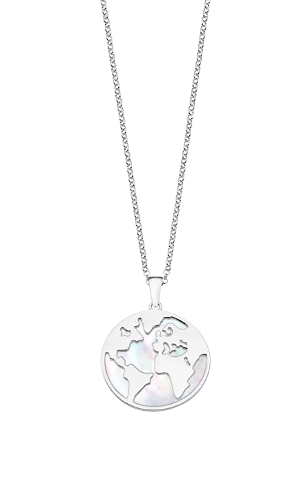Globus Silberkette: 925er Silber