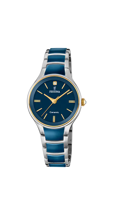 Festina Keramikuhr: Blaue Keramik
